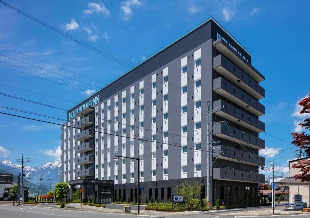 Hotel Route-Inn Shinano Omachi Ekimae Dış mekan fotoğraf