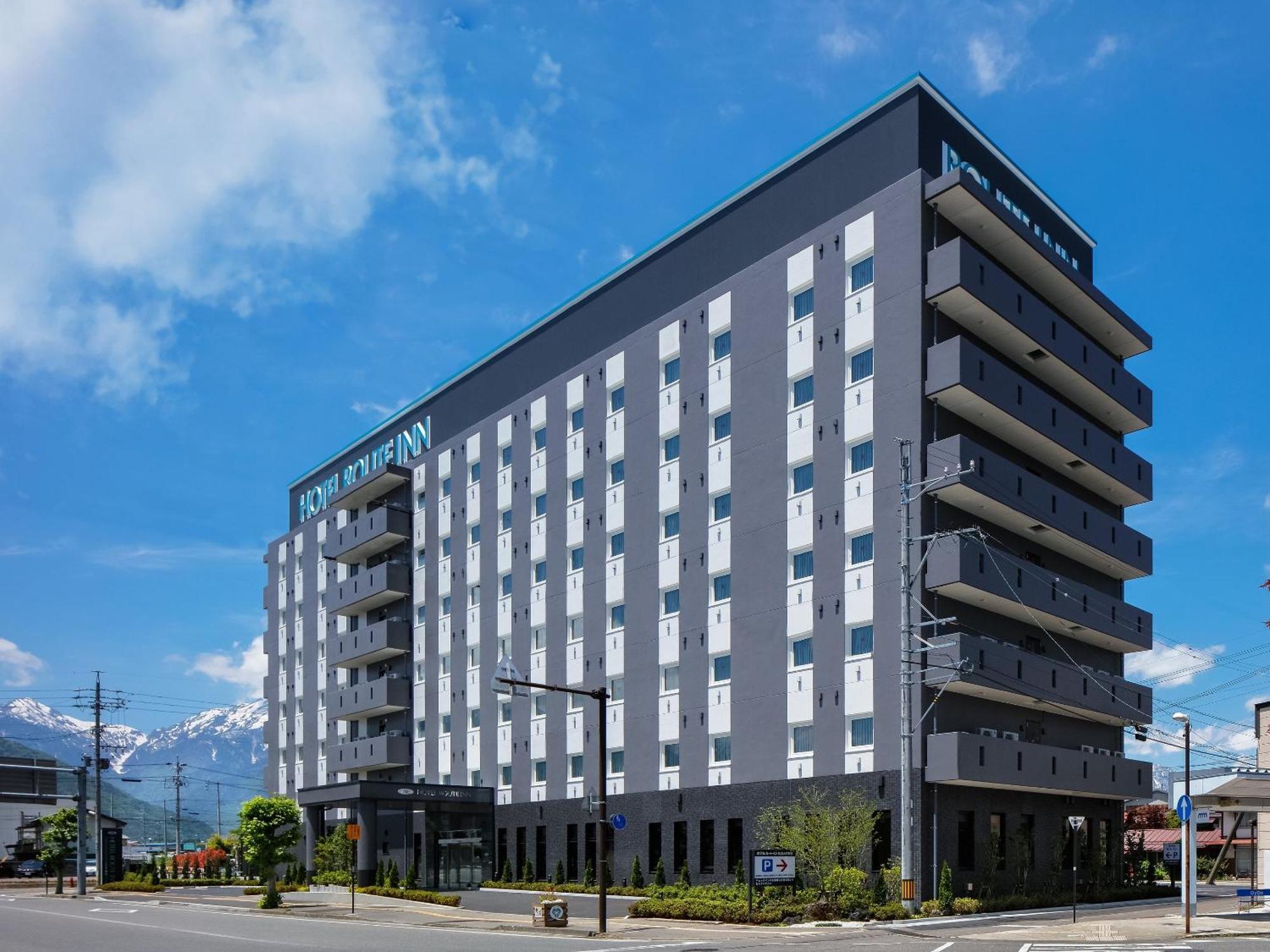 Hotel Route-Inn Shinano Omachi Ekimae Dış mekan fotoğraf